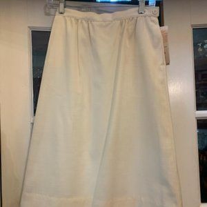 Off-white/light cream skirt Country Sophisticates by Pendleton